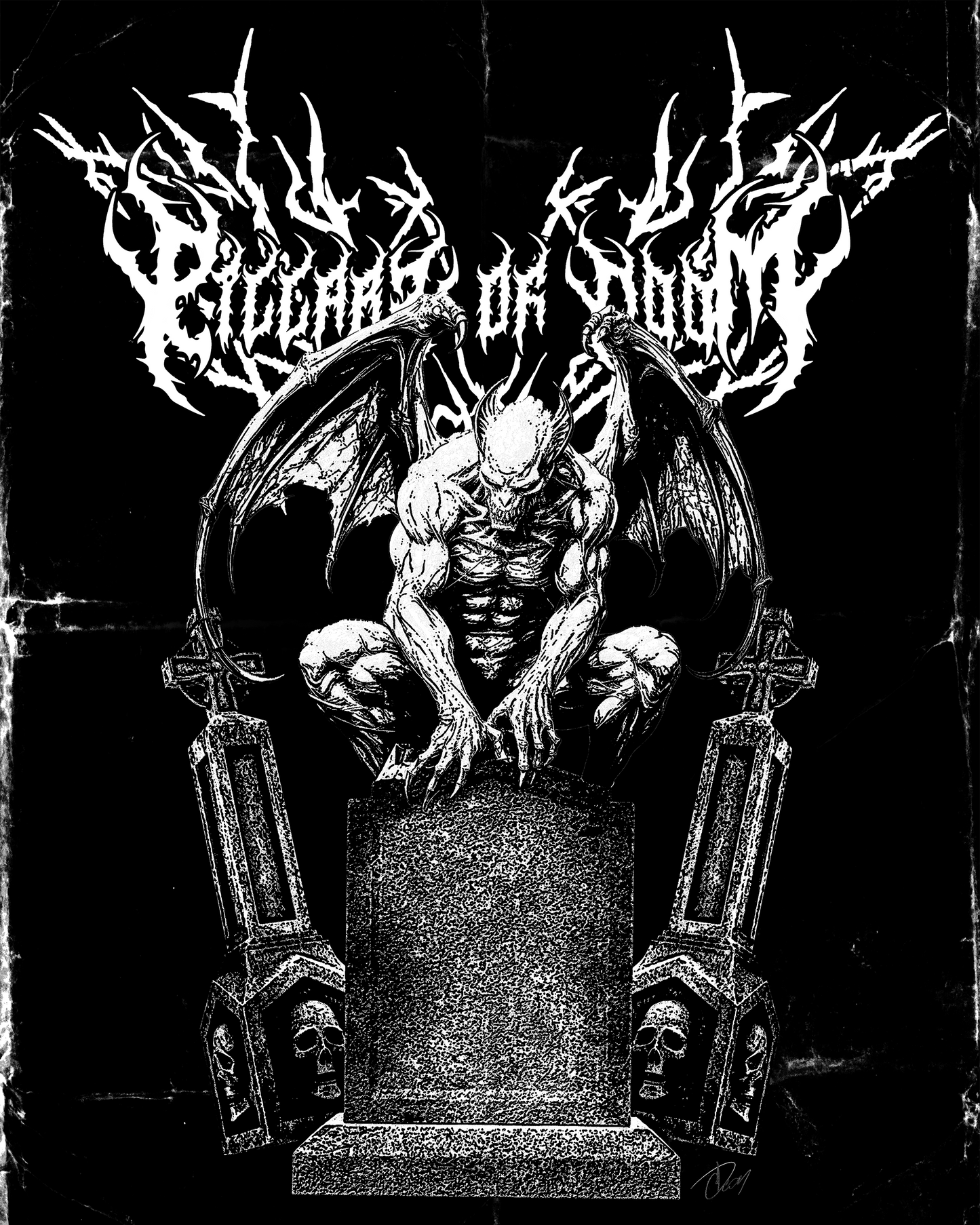 Pillars Of Doom- Crypt Demon Tee