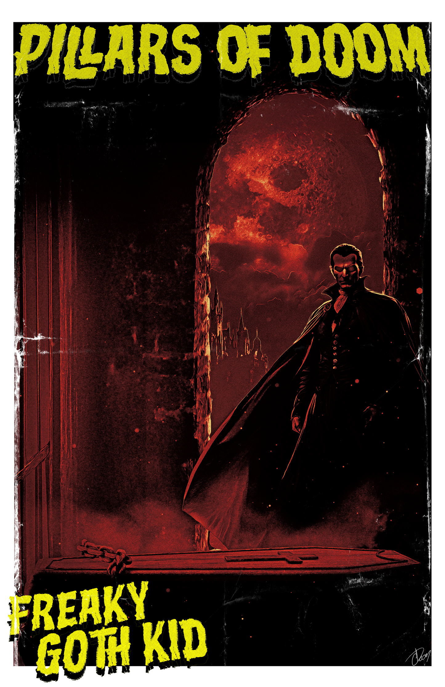 Freaky Goth Kid- Poster