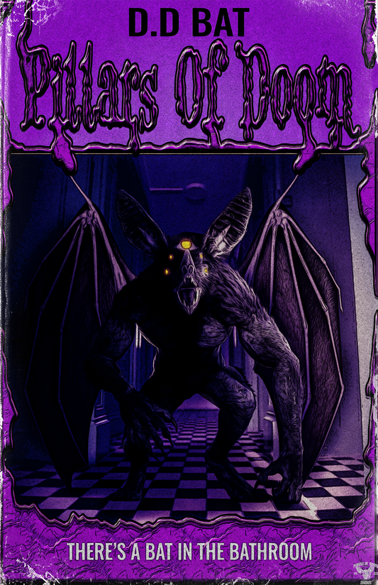 There's A Bat In The Bathroom Poster