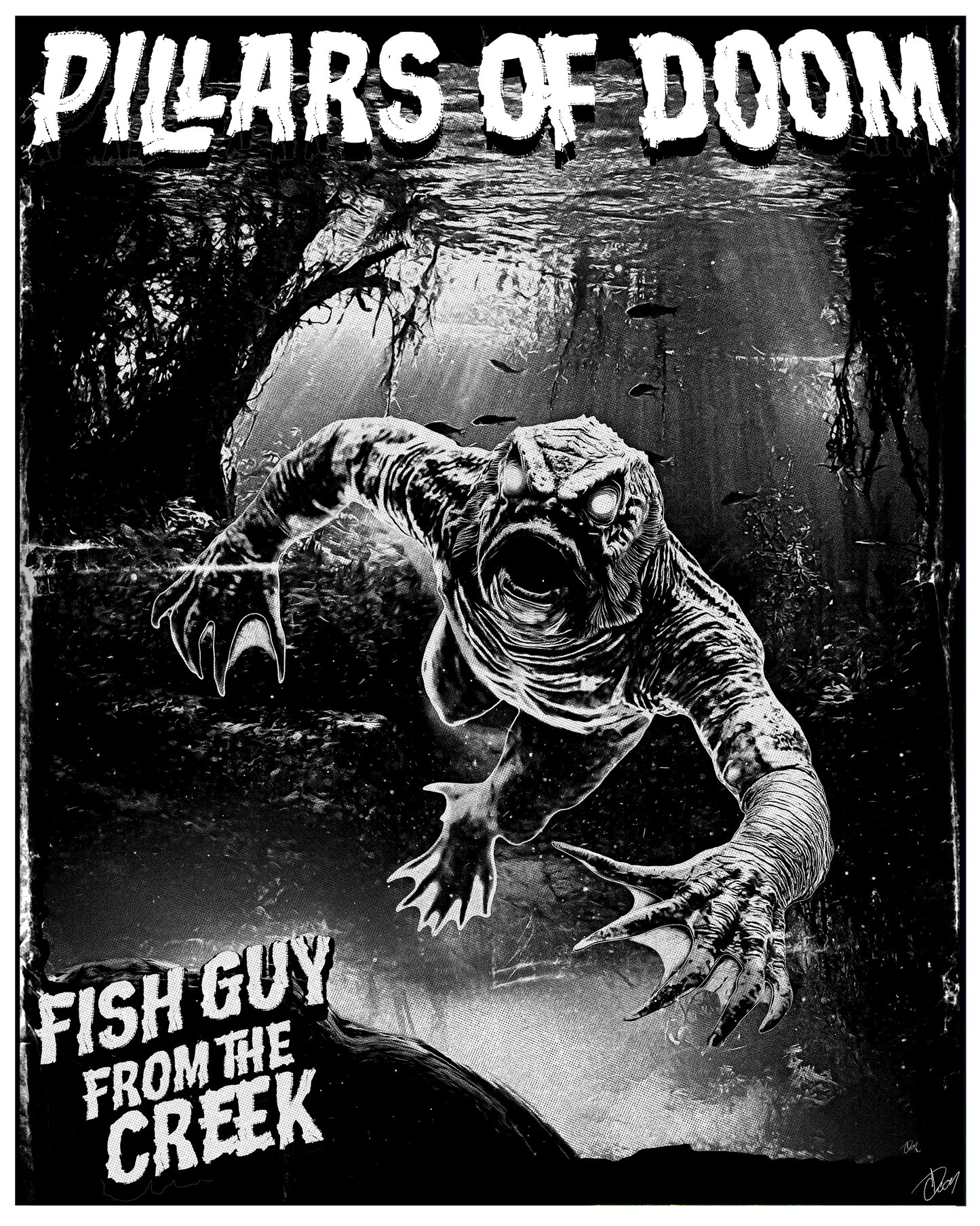 Pillars of doom Fish Guy From The creek- Tee